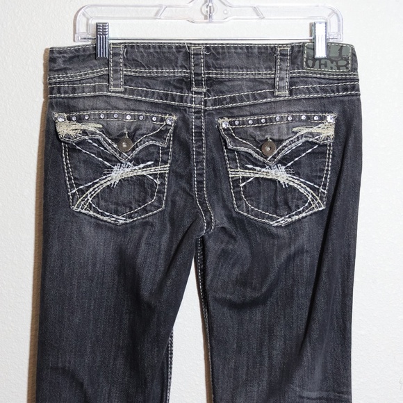 Silver Jeans Gray Slim Bootcut McKenzie Low Rise Jeans SIZE 30/32 - Picture 3 of 14